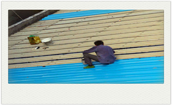 天沟补漏防水-聚酯胎房顶防水施工_楼顶防水材料有哪几种-彩钢板屋面防水材料